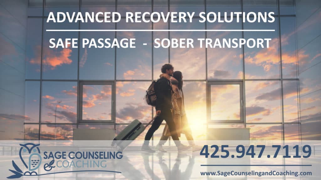 Safe Passage Sober Transport Services Drug and Alcohol Addiction Advanced Recovery Services in Issaquah Washington Serving Washington Alaska and Hawaii
